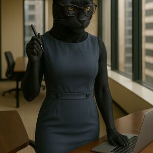 Elegant Black Sleeveless Dress